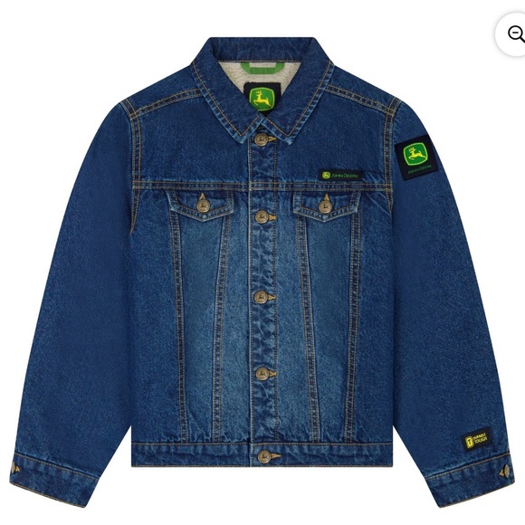 John Deere Boys Denim Trucker Jacket, Medium (8) - Picture 1 of 6